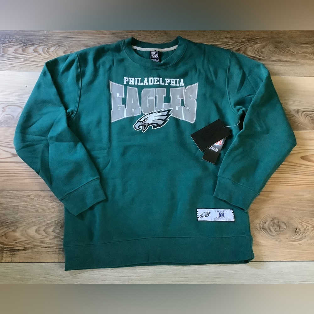 NFL TEAM APPAREL PHILADELPHIA EAGLES boys sweatshirt size 18/20(NWT)